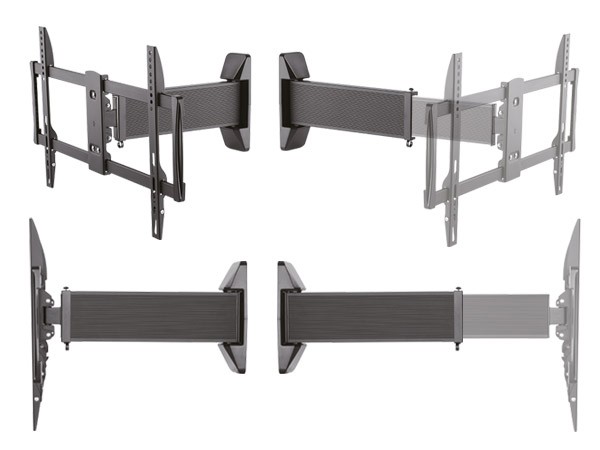 Monitor TV Teleskop - Wandhalterung LED LCD ausfahrbar von 4,5 cm bis 68 cm VESA 100, 200, 300, 400, 500, 600 Modell: S92 Monitor TV Teleskop - Wandhalterung LED LCD ausfahrbar von 4,5 cm bis 68 cm VESA 100, 200, 300, 400, 500, 600 Modell: S92