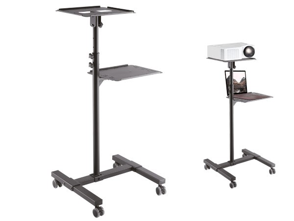 Rollbarer Projektortisch höhenverstellbar Beamer Laptop Notebook Ablage Rack Modell: LB9 Rollbarer Projektortisch höhenverstellbar Beamer Laptop Notebook Ablage Rack Modell: LB9