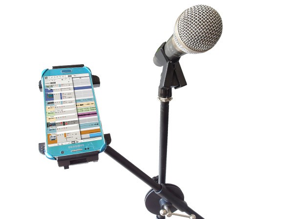 Handyhalterung + Mikrofonständer Universal Smartphones Tablet PC Standardgewinde Modell: IP01-MS4 Handyhalterung + Mikrofonständer Universal Smartphones Tablet PC Standardgewinde Modell: IP01-MS4