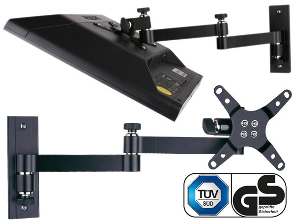 Wandhalterung für TFT/LCD/LED Fernseher Monitor 25 bis 75 cm (10 - 31 ) VESA 75 100 Modell: L52B Wandhalterung für TFT/LCD/LED Fernseher Monitor 25 bis 75 cm (10 - 31 ) VESA 75 100 Modell: L52B