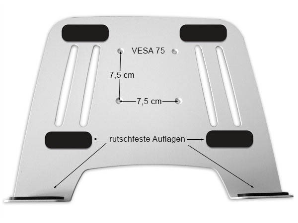Wandhalterung + Adapterplatte für Laptop Notebook Netbook Tablet Halterung Halter Modell: L52S-IP3W Wandhalterung + Adapterplatte für Laptop Notebook Netbook Tablet Halterung Halter Modell: L52S-IP3W