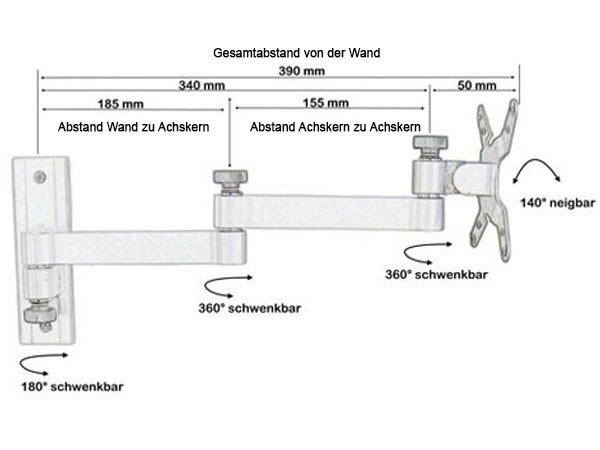 Wandhalterung + Adapterplatte für Laptop Notebook Netbook Tablet Halterung Halter Modell: L52S-IP3W Wandhalterung + Adapterplatte für Laptop Notebook Netbook Tablet Halterung Halter Modell: L52S-IP3W