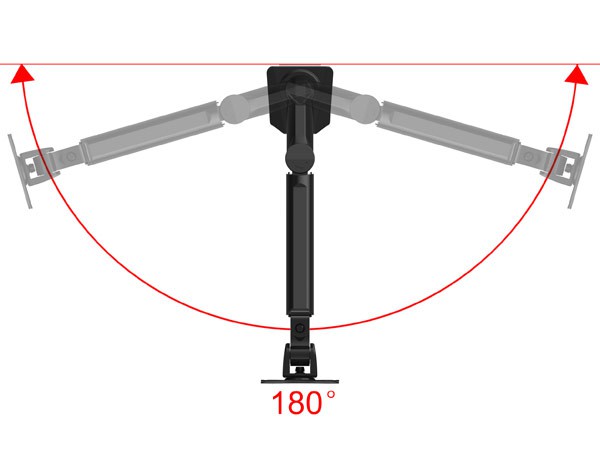 TV PC Tisch-Halterung Gasfeder 360° Grad individuell einstellbar LCD TFT (VESA 75, 100) Modell: LT12 TV PC Tisch-Halterung Gasfeder 360° Grad individuell einstellbar LCD TFT (VESA 75, 100) Modell: LT12