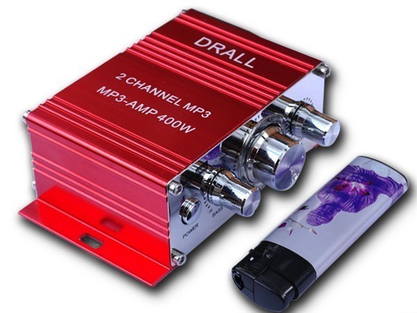 Mini-Endstufe Verstärker mit 12V/1,5A Netzteil Hausstrom Netzversorgung ROT Modell: EN4R-NT6 Mini-Endstufe Verstärker mit 12V/1,5A Netzteil Hausstrom Netzversorgung ROT Modell: EN4R-NT6
