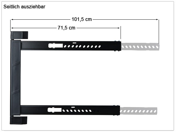 TV Wandhalterung Halterung LED LCD 180° Grad klappbar Erker Ecke Camping 42 - 64 Zoll Modell: S91 TV Wandhalterung Halterung LED LCD 180° Grad klappbar Erker Ecke Camping 42 - 64 Zoll Modell: S91