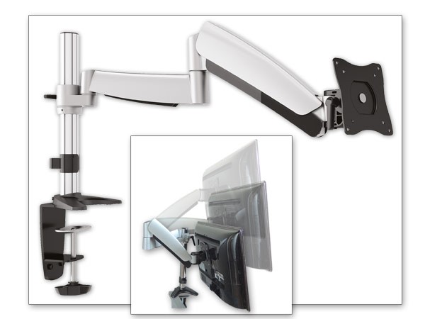 TV+PC Tisch-Halterung Gasfeder 360° Grad individuell einstellbar LCD TFT (VESA 75, 100) Modell: LT1 TV+PC Tisch-Halterung Gasfeder 360° Grad individuell einstellbar LCD TFT (VESA 75, 100) Modell: LT1