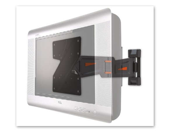 TV PC 3-Gelenk Wandhalterung neigbar/schwenkbar LCD LED TFT Plasma VESA 75 - 200x100 Alu Modell: S70 TV PC 3-Gelenk Wandhalterung neigbar/schwenkbar LCD LED TFT Plasma VESA 75 - 200x100 Alu Modell: S70