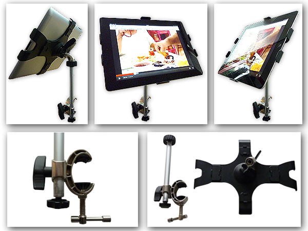 Halterung+Mikrofonständer (passend für iPad 1.,2.,3, 4te Gen.) iPad Halter+Stativ Modell: IP2-MS4- Halterung+Mikrofonständer (passend für iPad 1.,2.,3, 4te Gen.) iPad Halter+Stativ Modell: IP2-MS4-