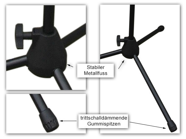 Halterung+Mikrofonständer (passend für iPad 1.,2.,3, 4te Gen.) iPad Halter+Stativ Modell: IP2-MS4- Halterung+Mikrofonständer (passend für iPad 1.,2.,3, 4te Gen.) iPad Halter+Stativ Modell: IP2-MS4-