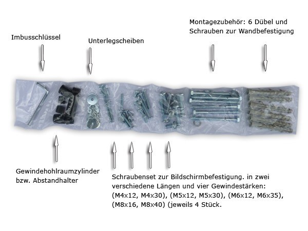 TV Wandhalterung Doppelgelenkarm ausziehbar 40 - 60 Zoll LED TV schwenkbar neigbar Modell: S23 TV Wandhalterung Doppelgelenkarm ausziehbar 40 - 60 Zoll LED TV schwenkbar neigbar Modell: S23